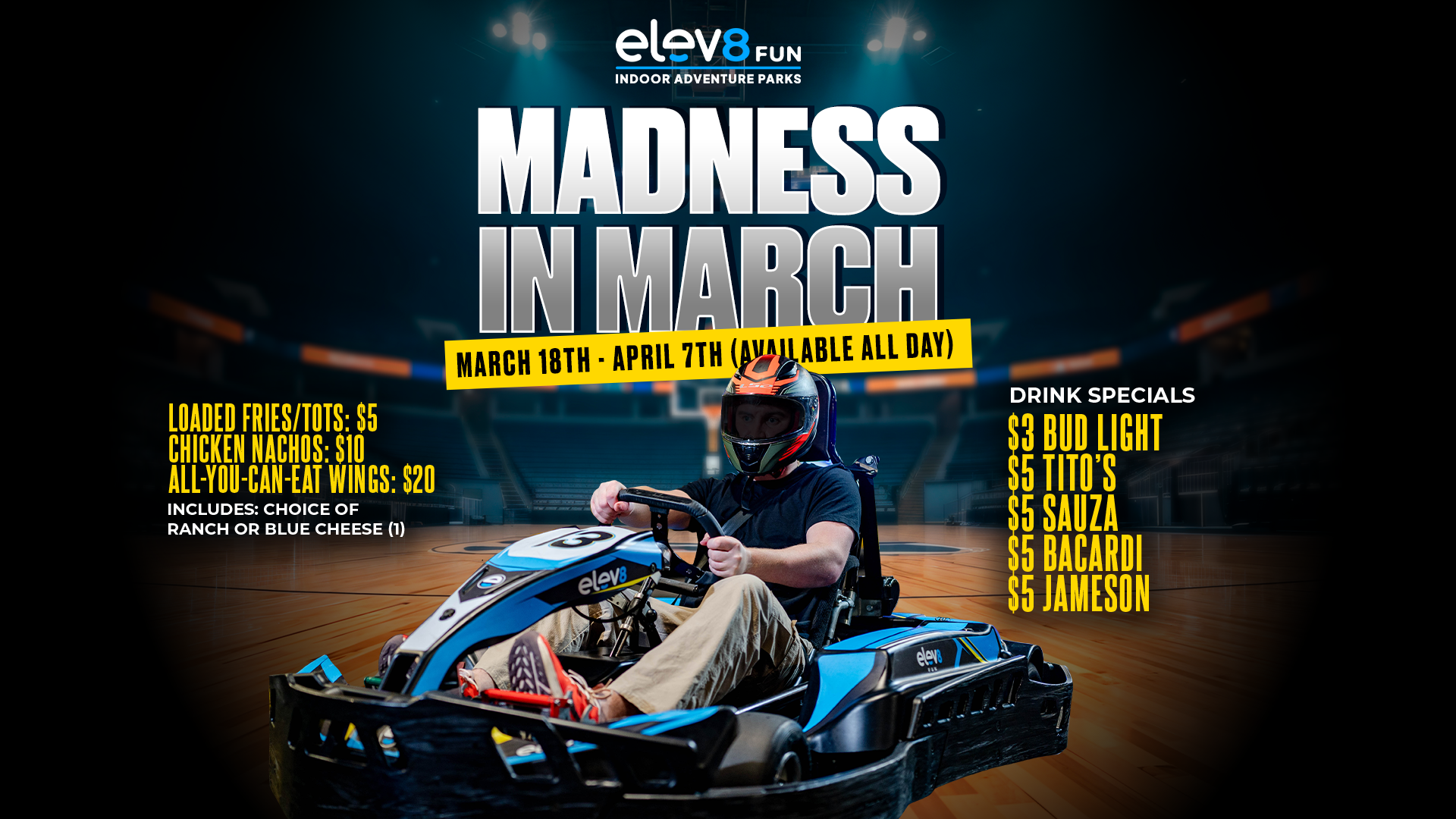 MADNESS IN MARCH SLIDER